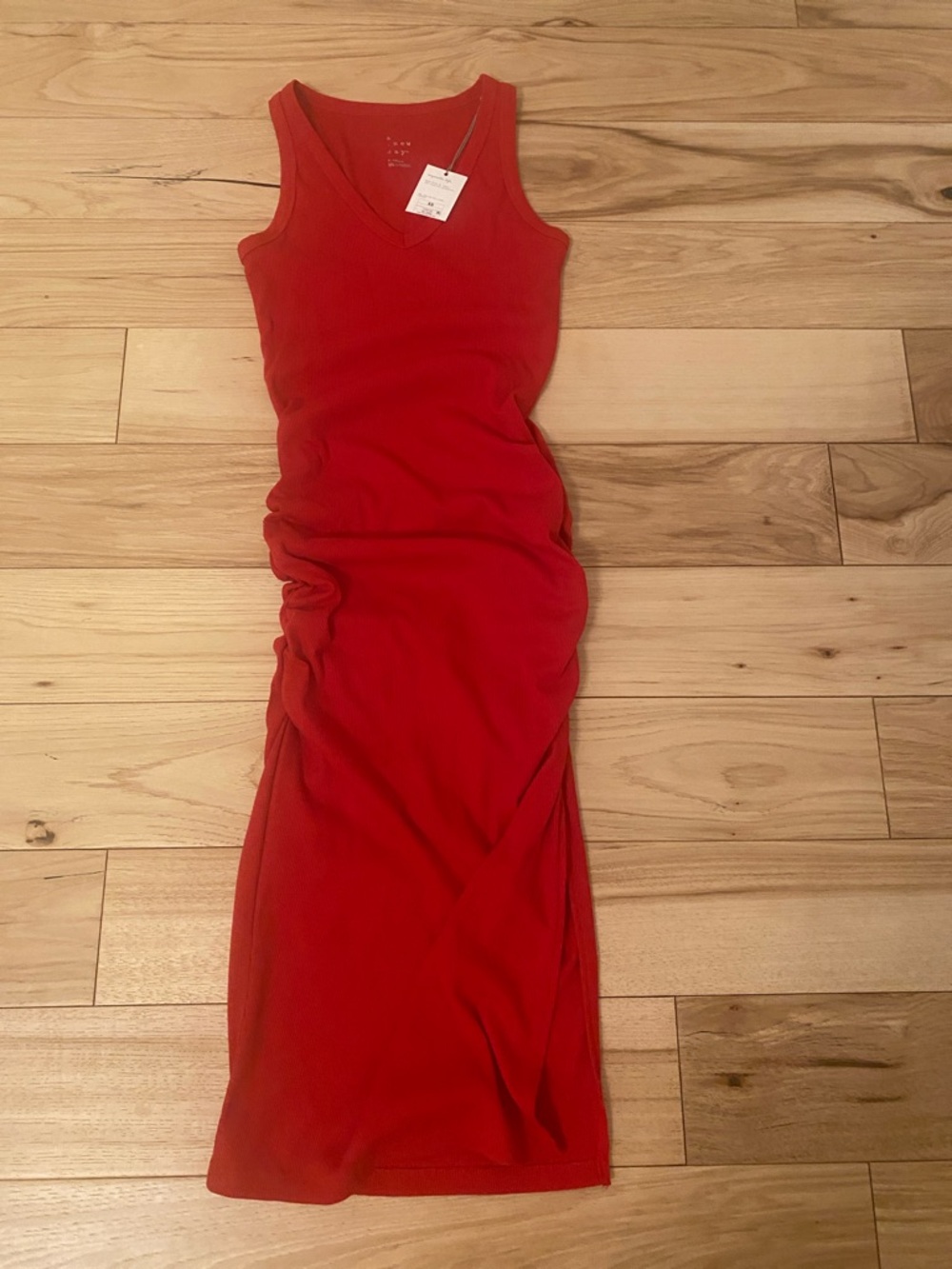 a new day Red Sleeveless V-Neck Maxi Dress